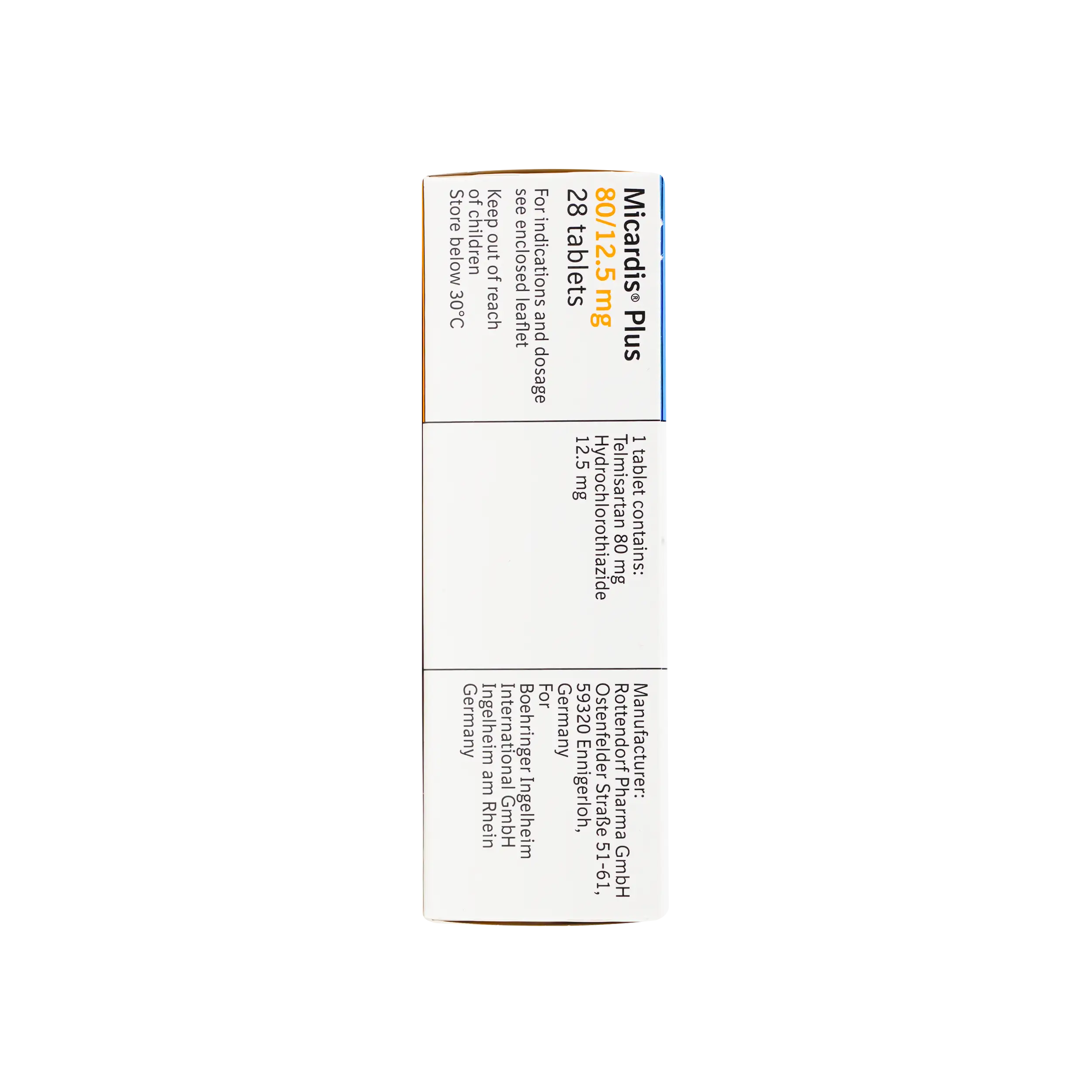 Micardis Plus 80/12.5Mg 28 Tablets