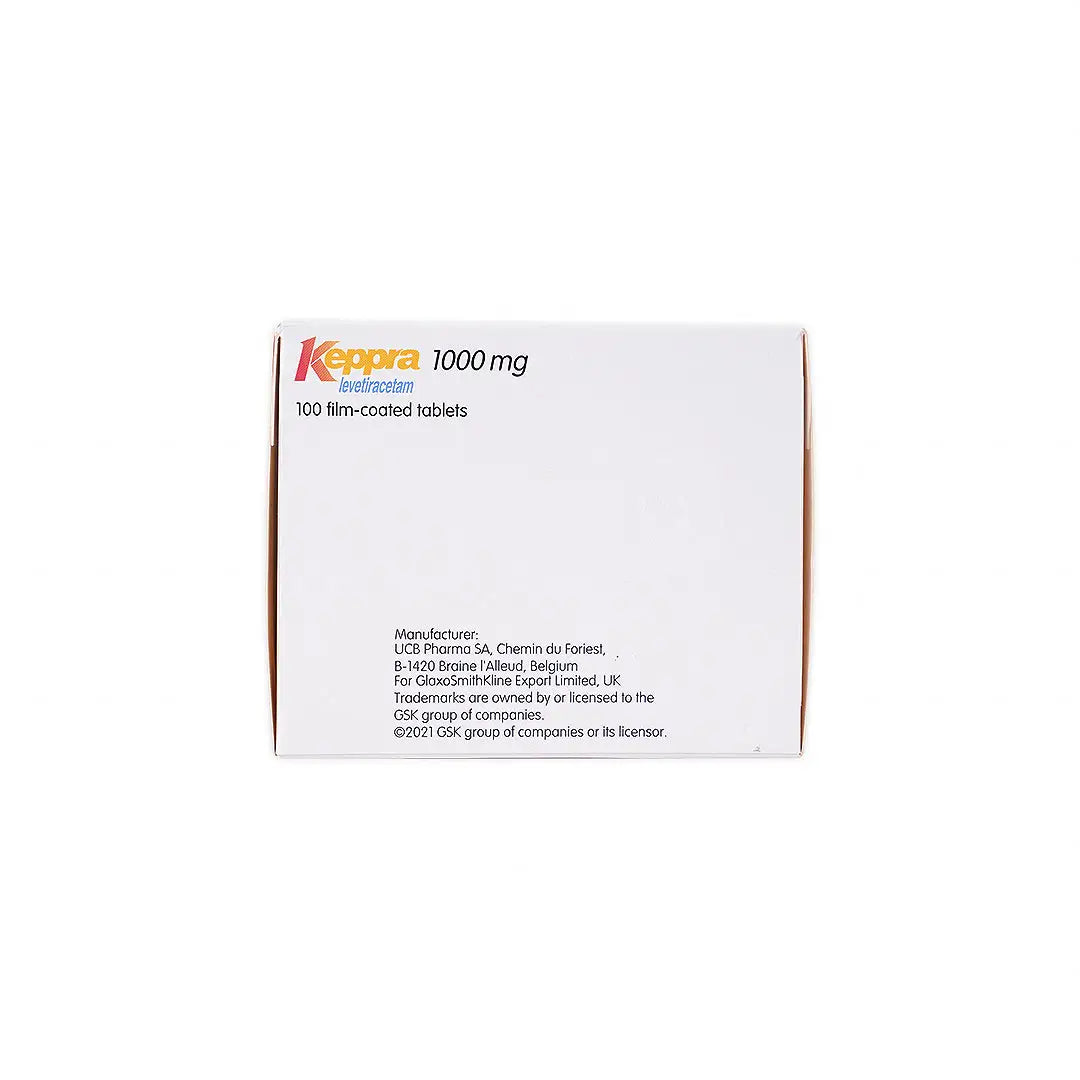KEPPRA 1000MG 100 TAB