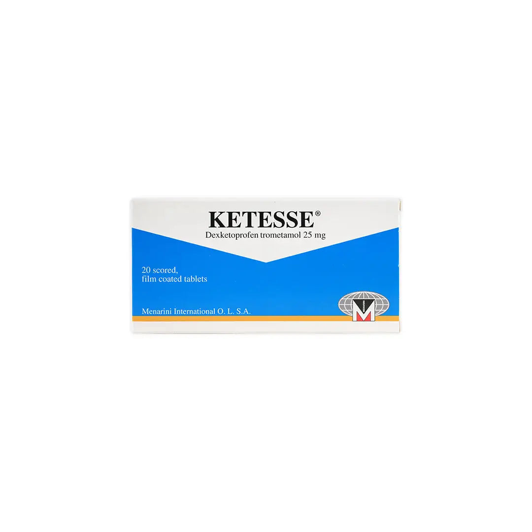 KETESSE 25MG 20 TABLETS