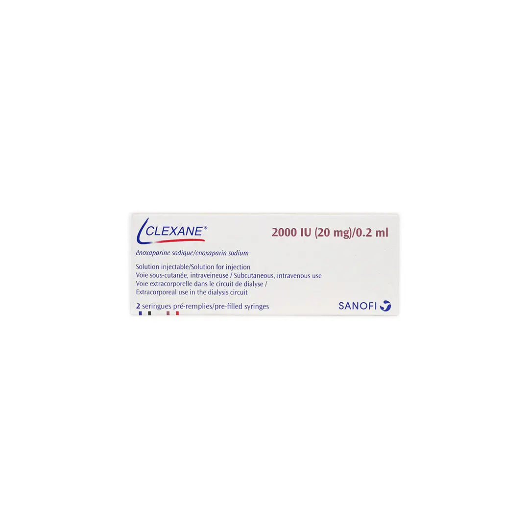 Clexane 20Mg/0.2Ml 2 Syringe