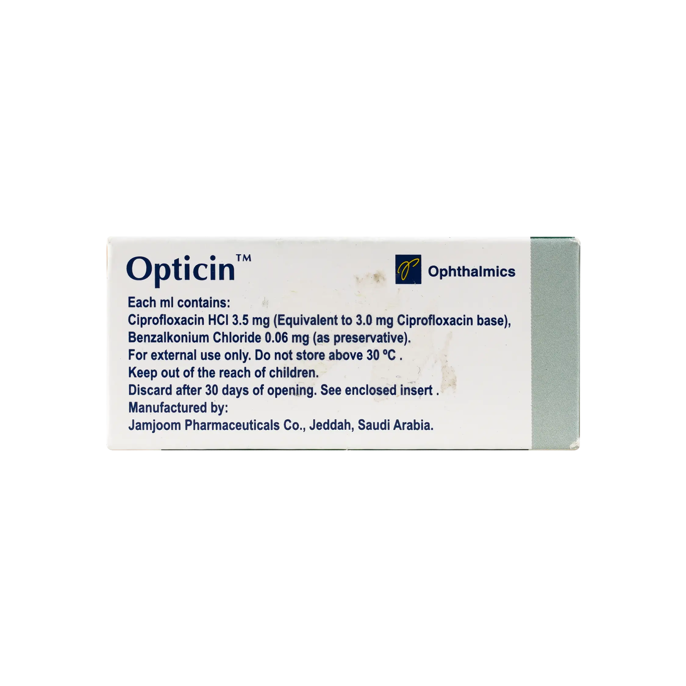 OPTICIN SOLN 0.3% 5ML