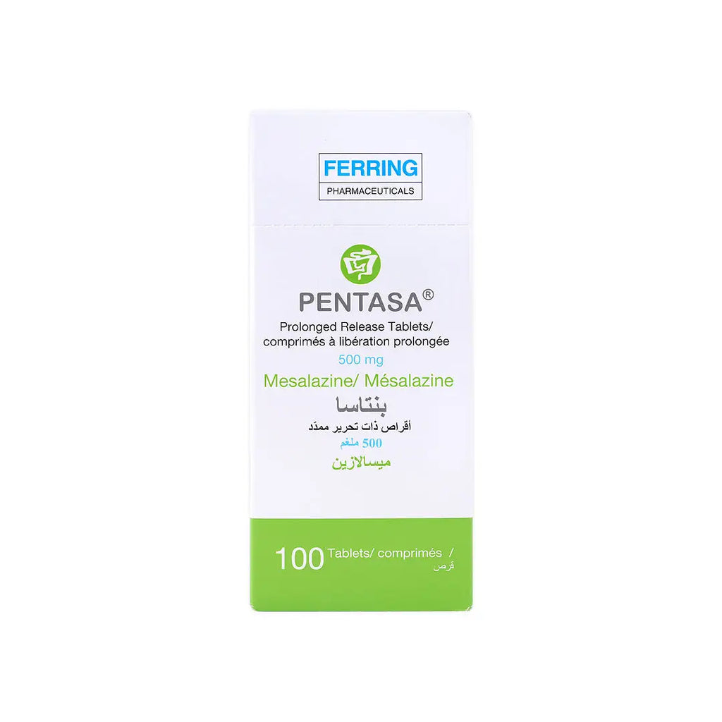PENTASA SR 500MG 100 TABLETS