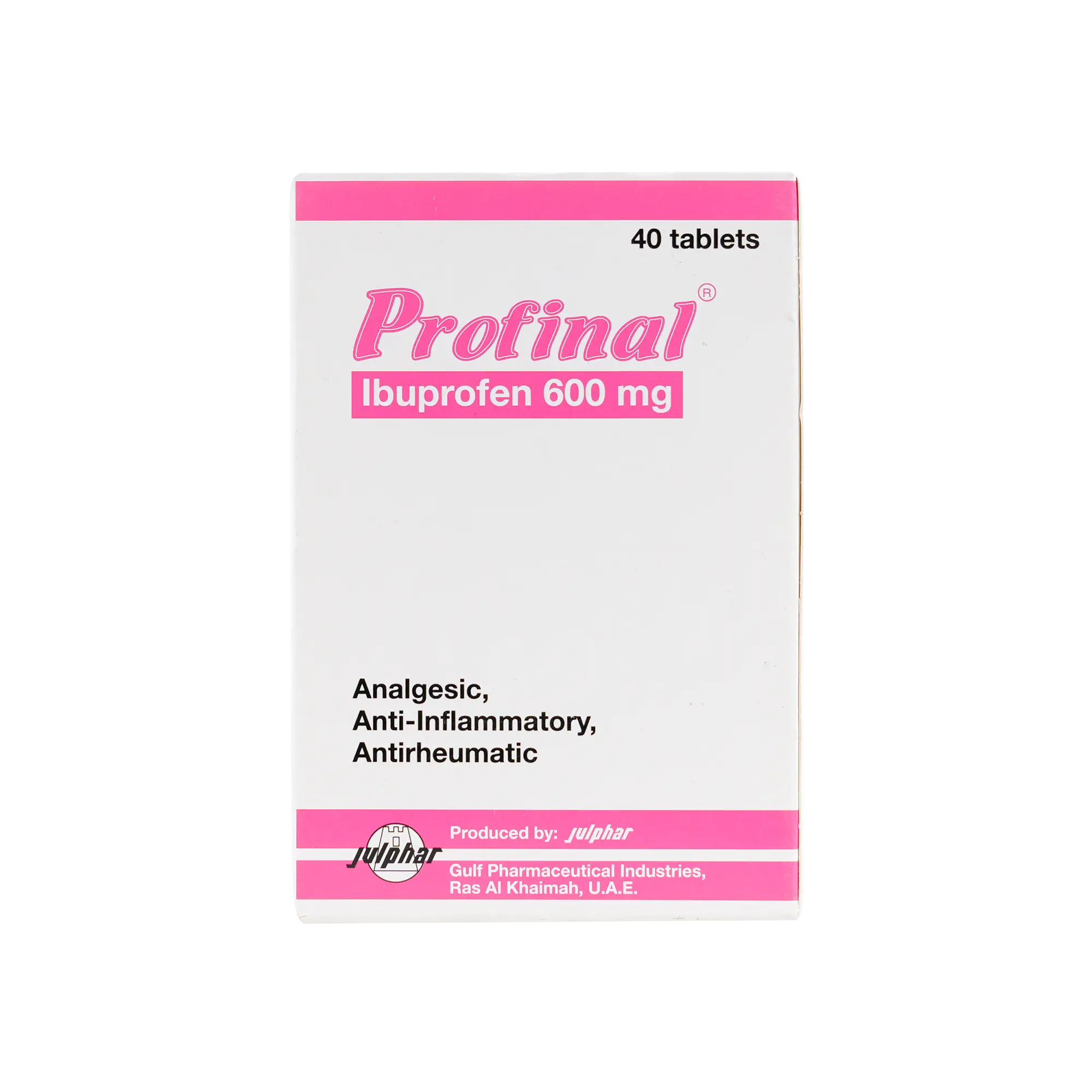Profinal 600Mg Tablets 40 Tab