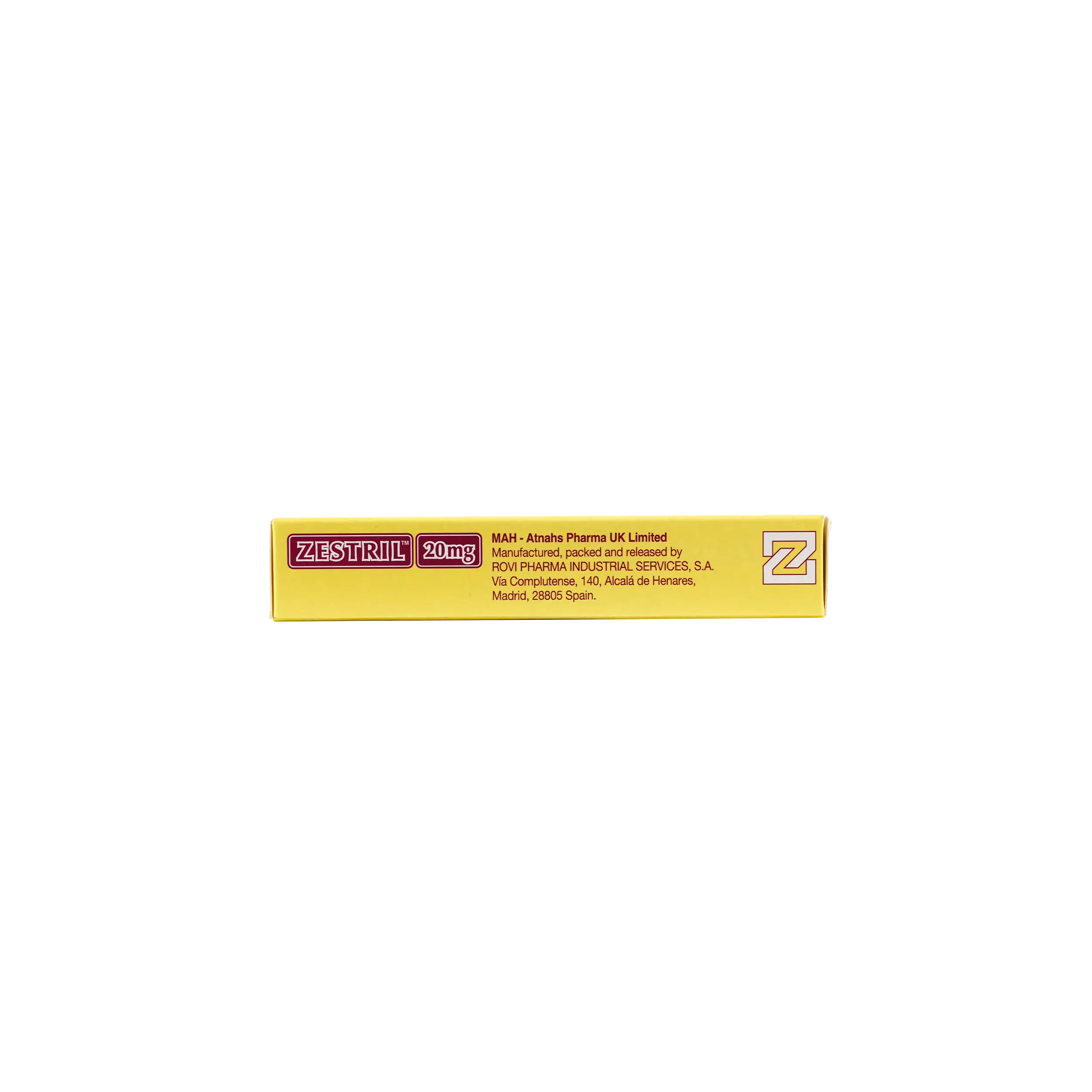 Zestril 20Mg 28 Tab