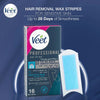 Veet Professional Hair Removal Wax Strips for Sensitive Skin Bikini & Underarms,16 Strips