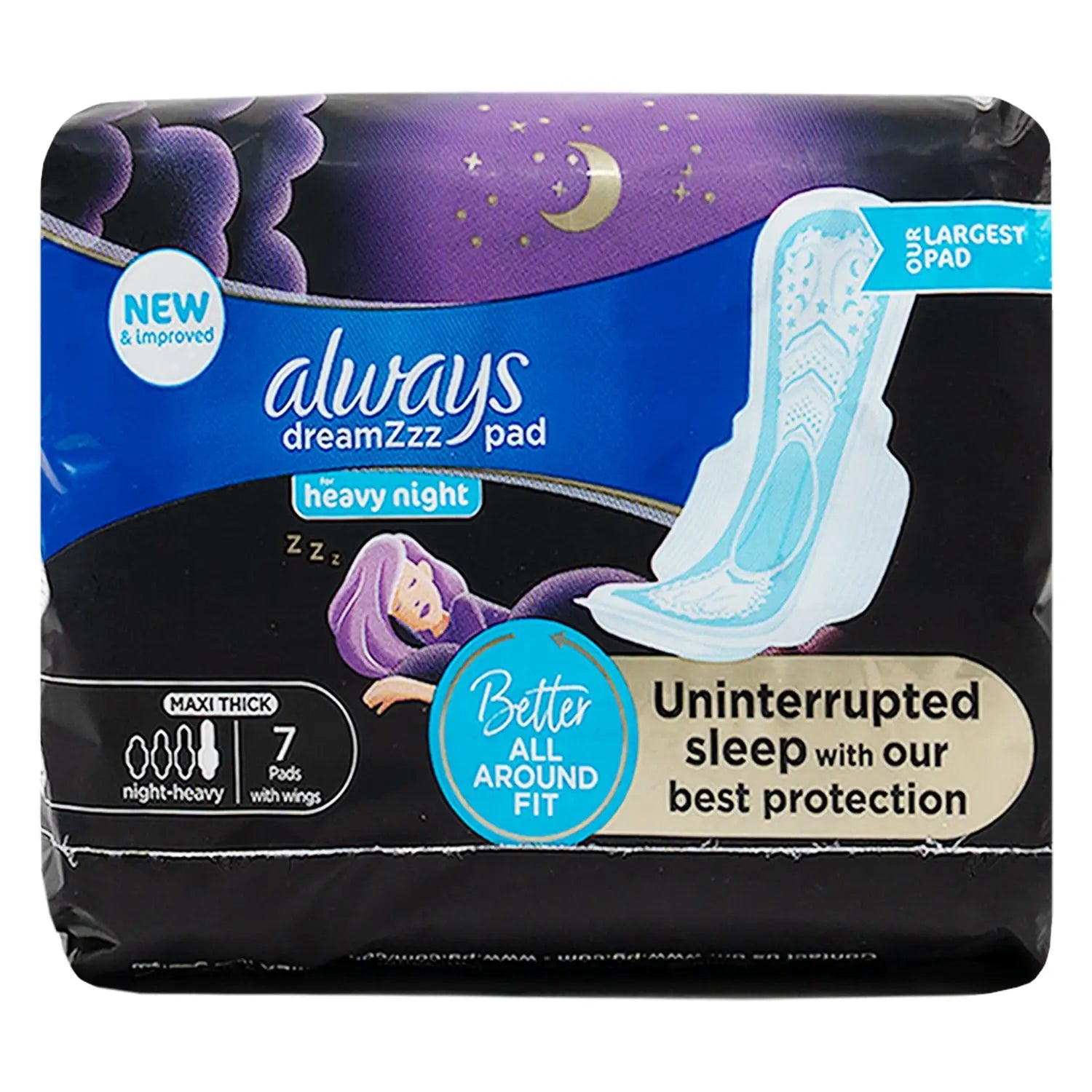 Always Dreamzzz Maxi Thick 7Pads-0665
