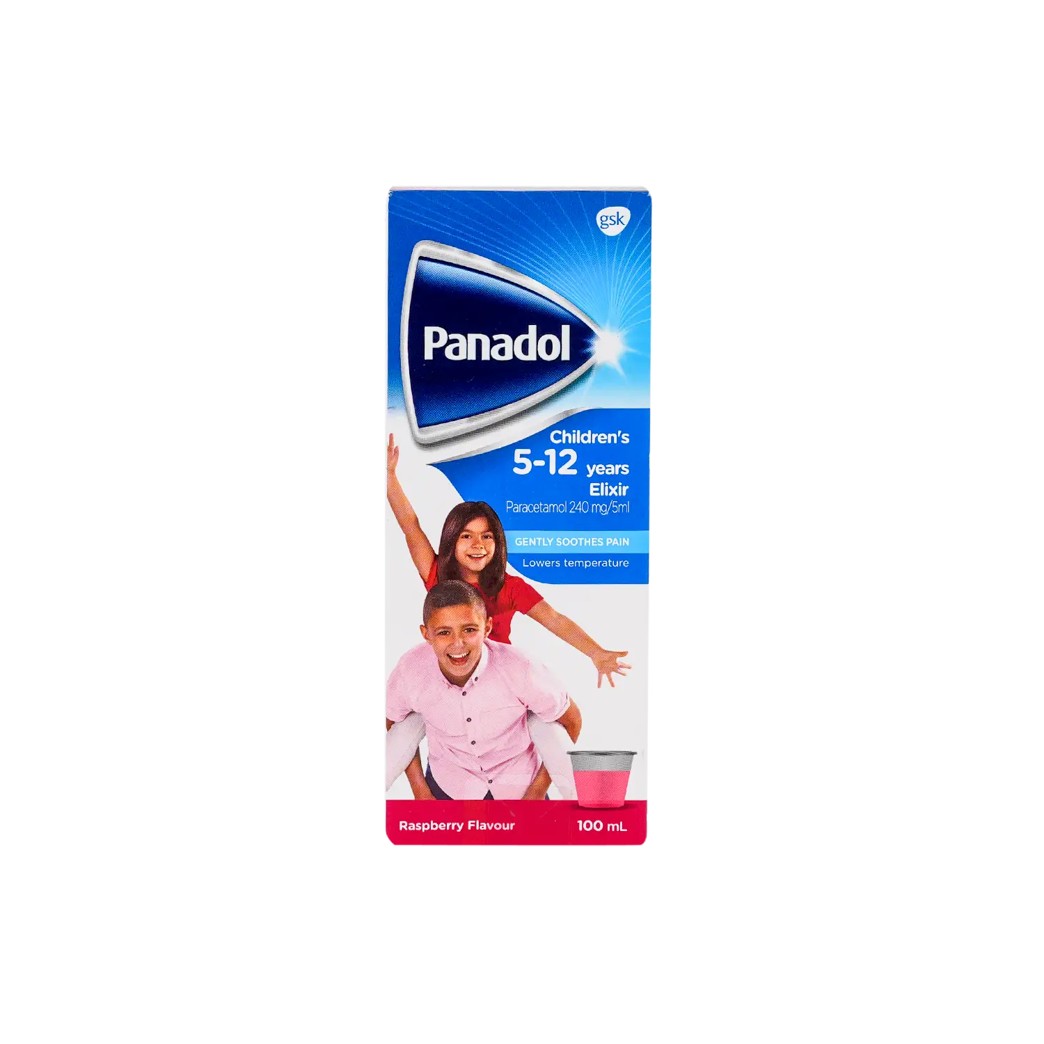 Panadol Elixer Kids 5-12 Years Syrup 100Ml