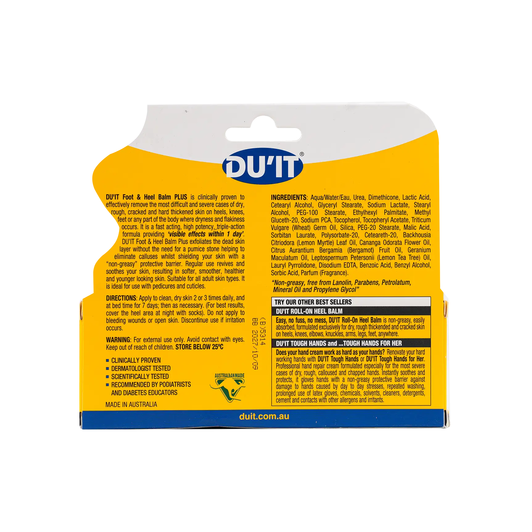 DUIT FOOT& HEEL BALM PLUS