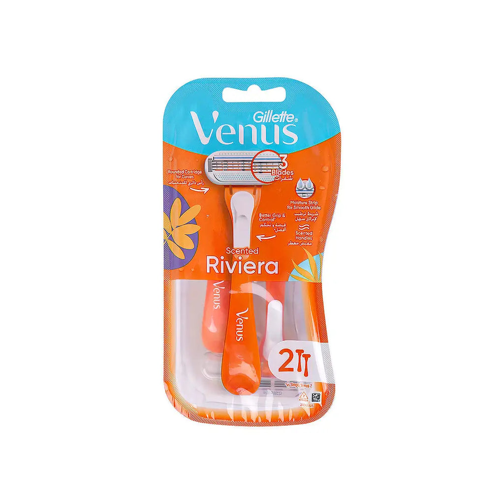 Gillette Venus Riviera Handle+2Pcs Refills-717847