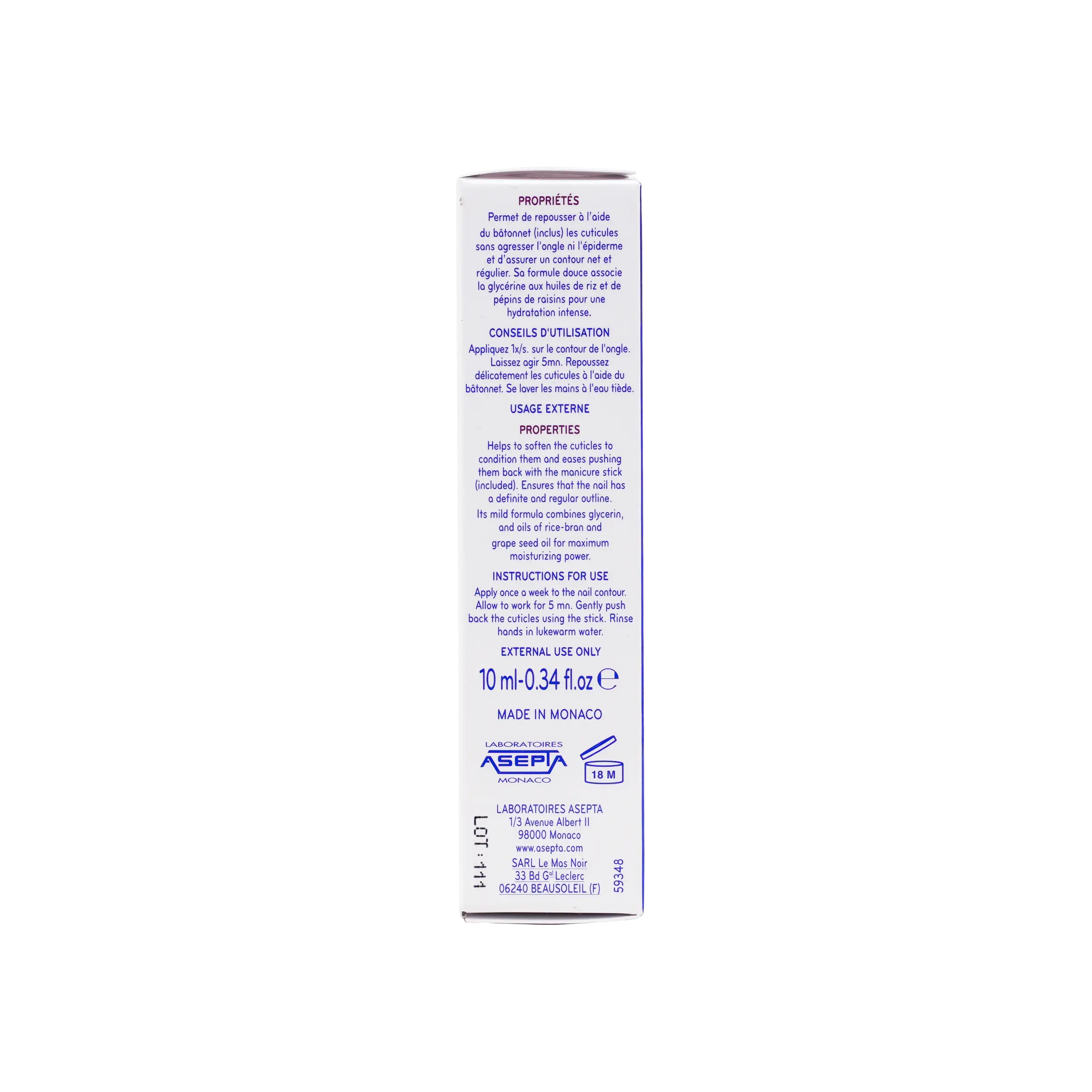 Ecrinal Nail Cuticle Gel 10 Ml(Ec462)