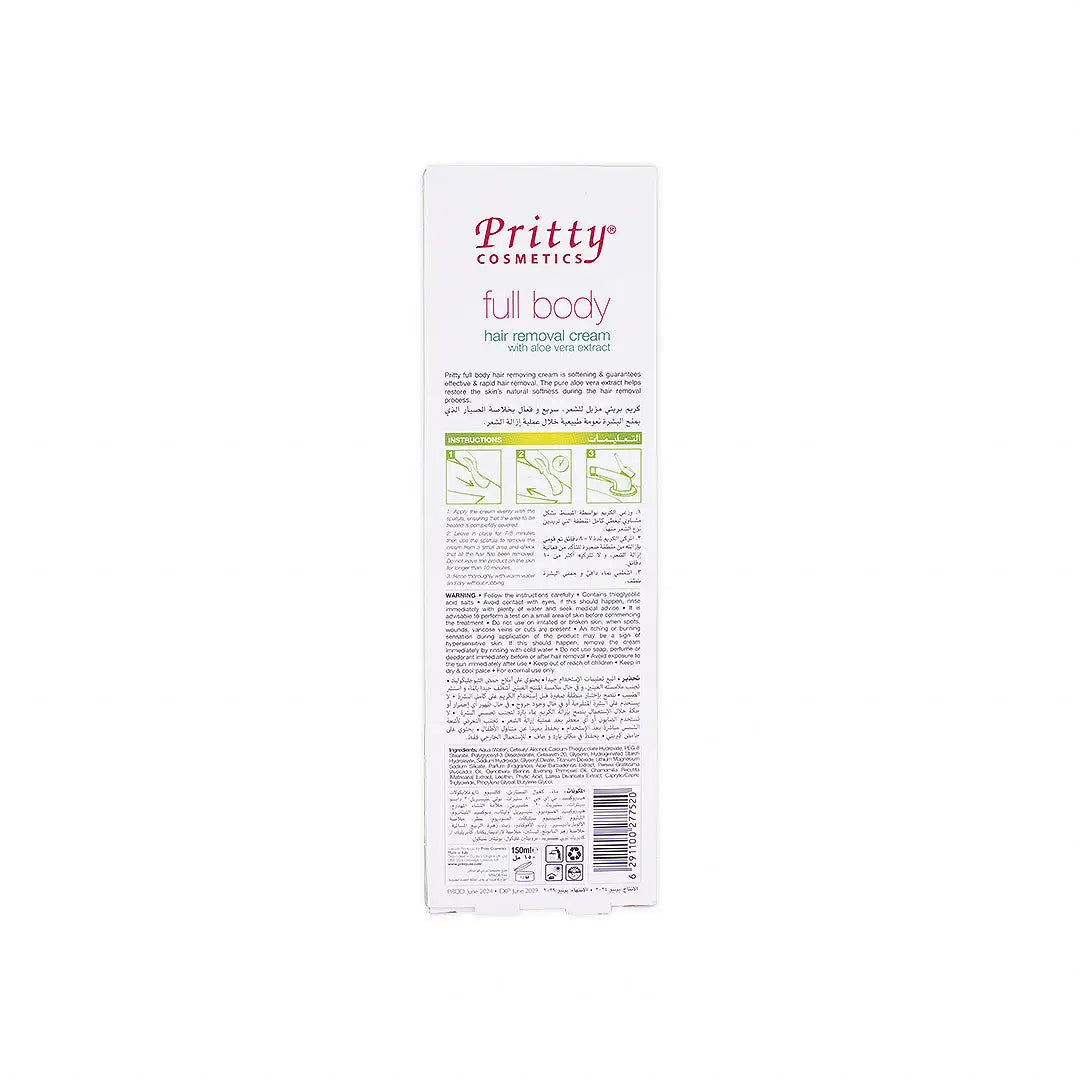 pritty full body hair removal cr 150ml