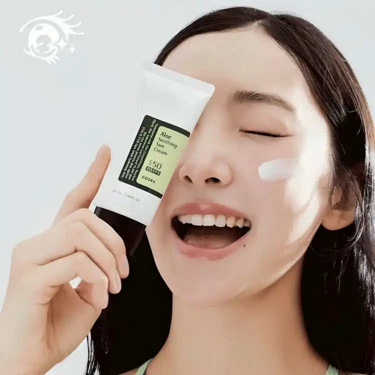 Aloe soothing sun cream.