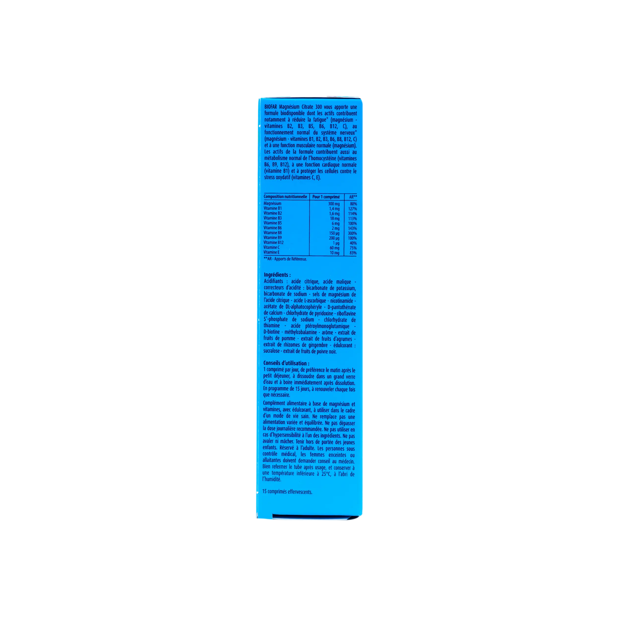 BIOFAR MAGNESIUM CITRATE 300 15EFF