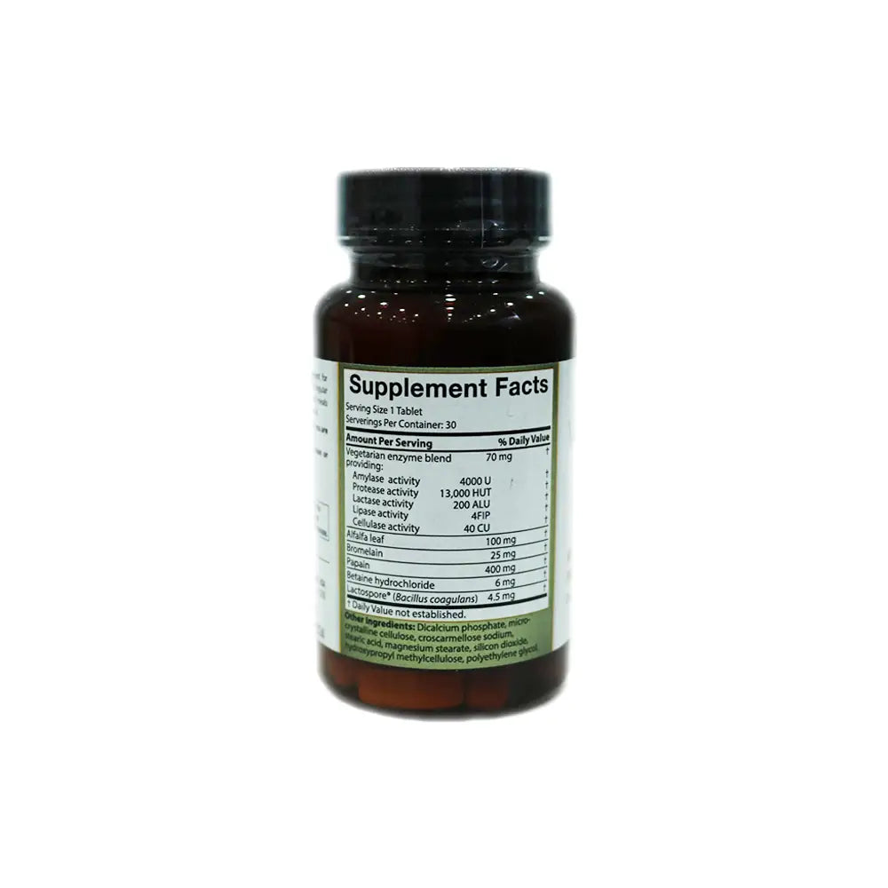 Bronson Vegetarian Enzyme Complex 30 Tablets
