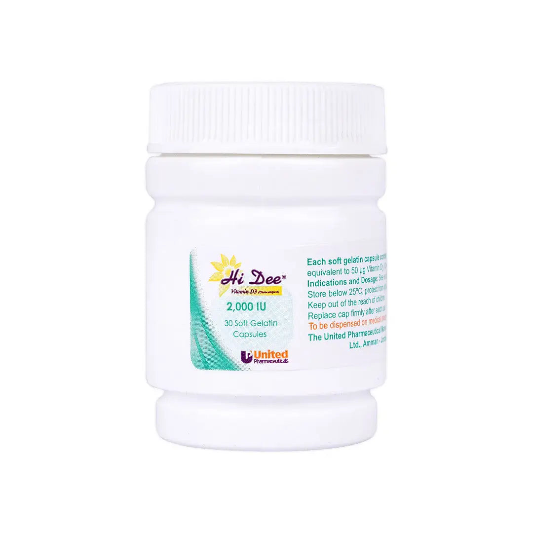 Hi Dee 2000 IU 30Cap