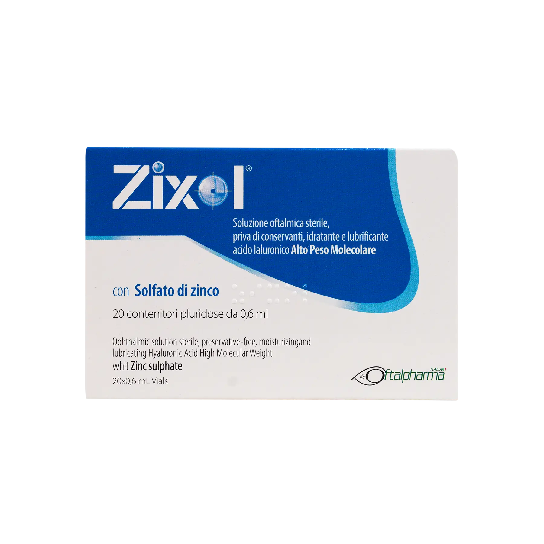 Zixol Eye Drops 20 Vials