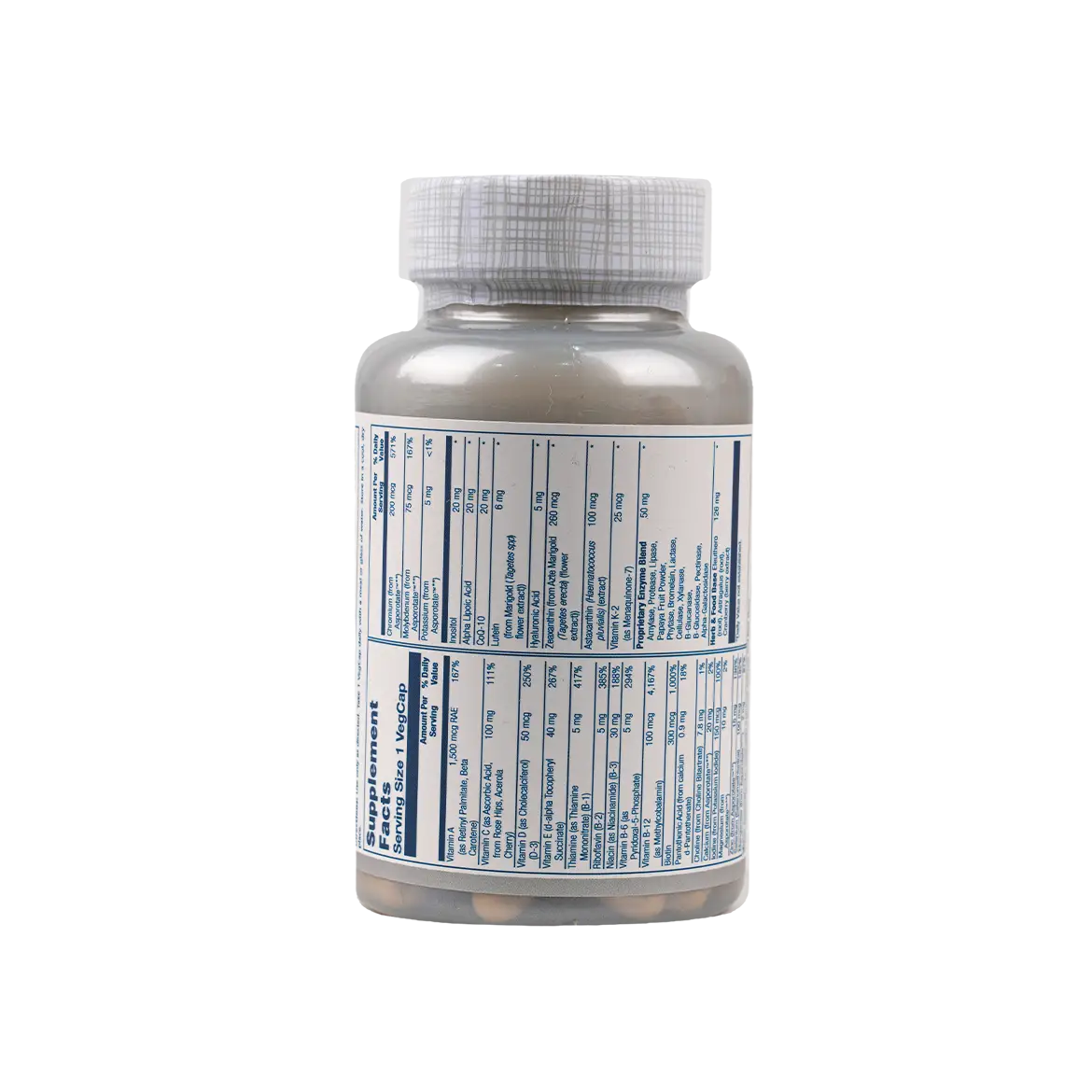 Solaray Once Daily Adult 50 + 90vegcap