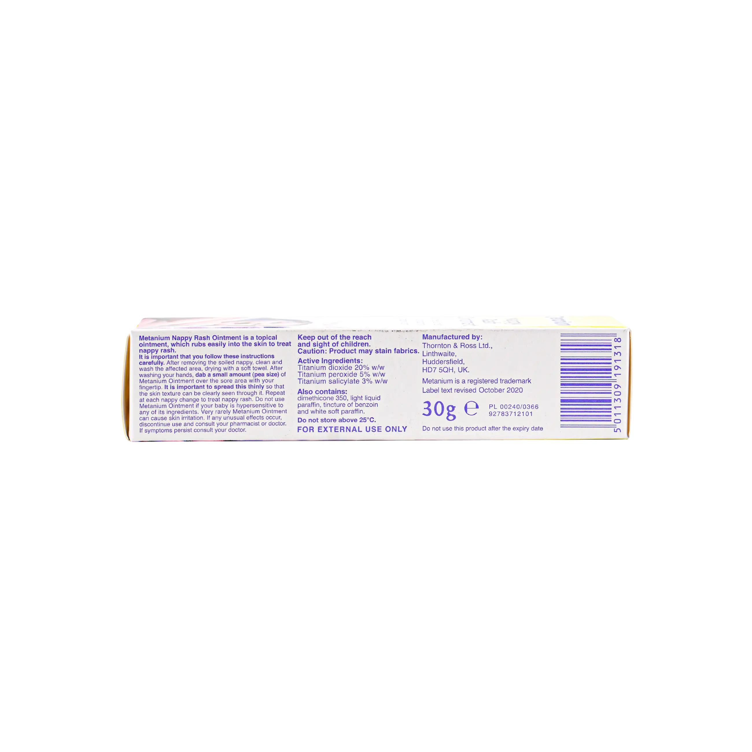 Metanium Nappy Rash Ointment 30G