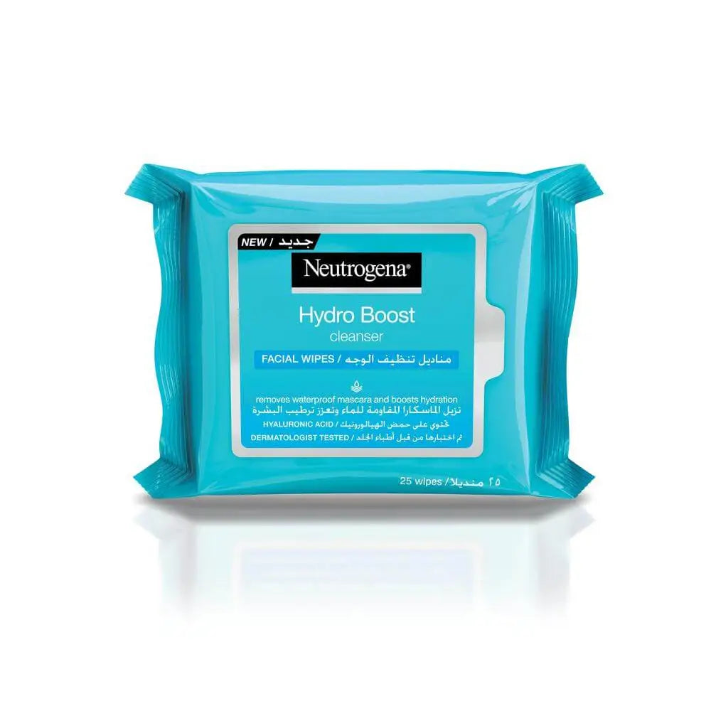 Neutrogena Hydro Boost Cleanser Wipes 25Pcs