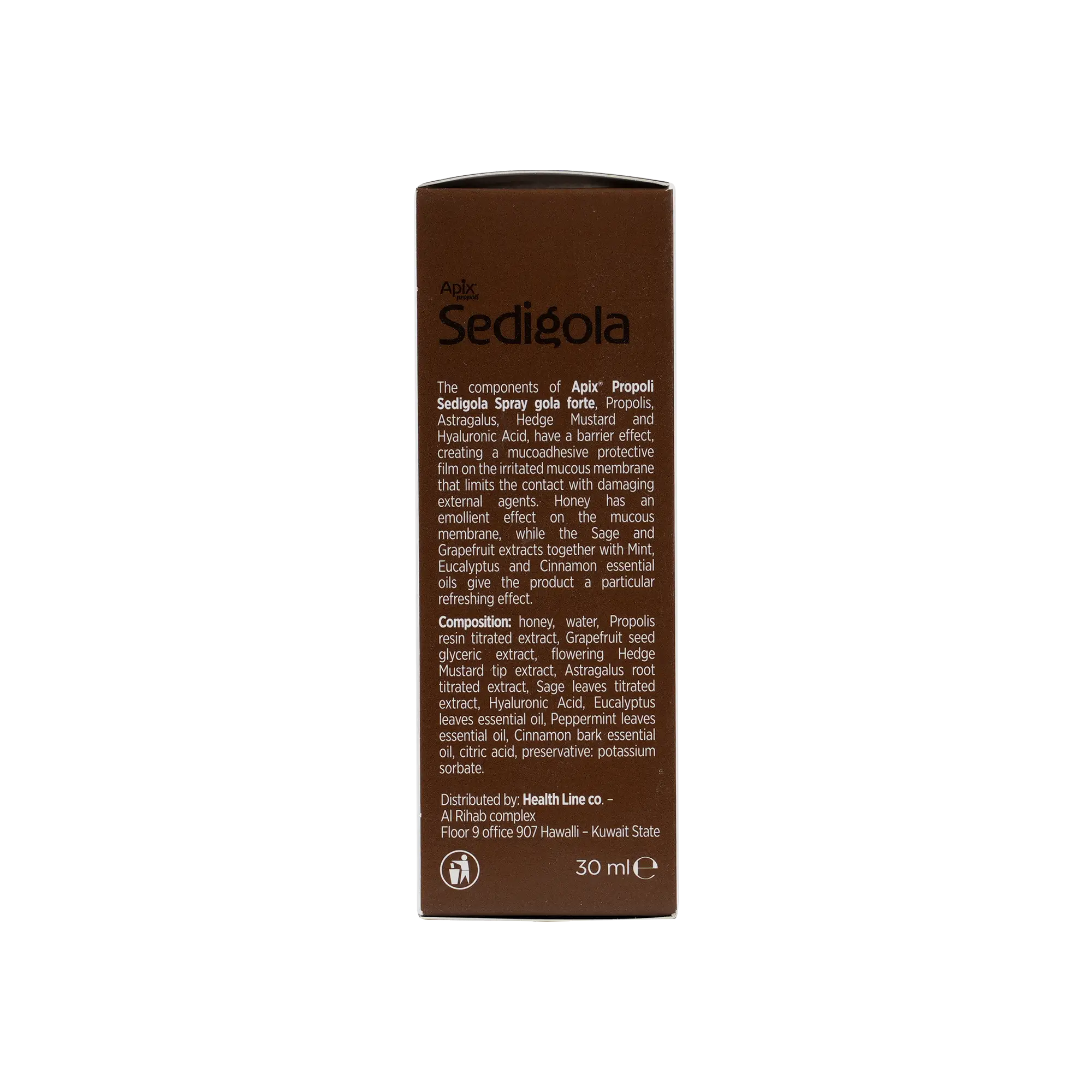 Apix Sedigola Forte Oral Spray 30Ml