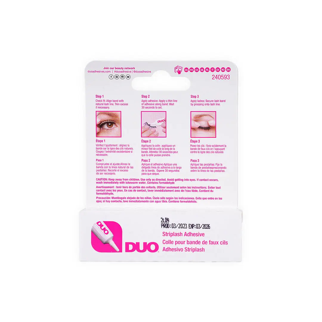 DUO STRIPLASH ADHESIVE 7GM-DARKTONE