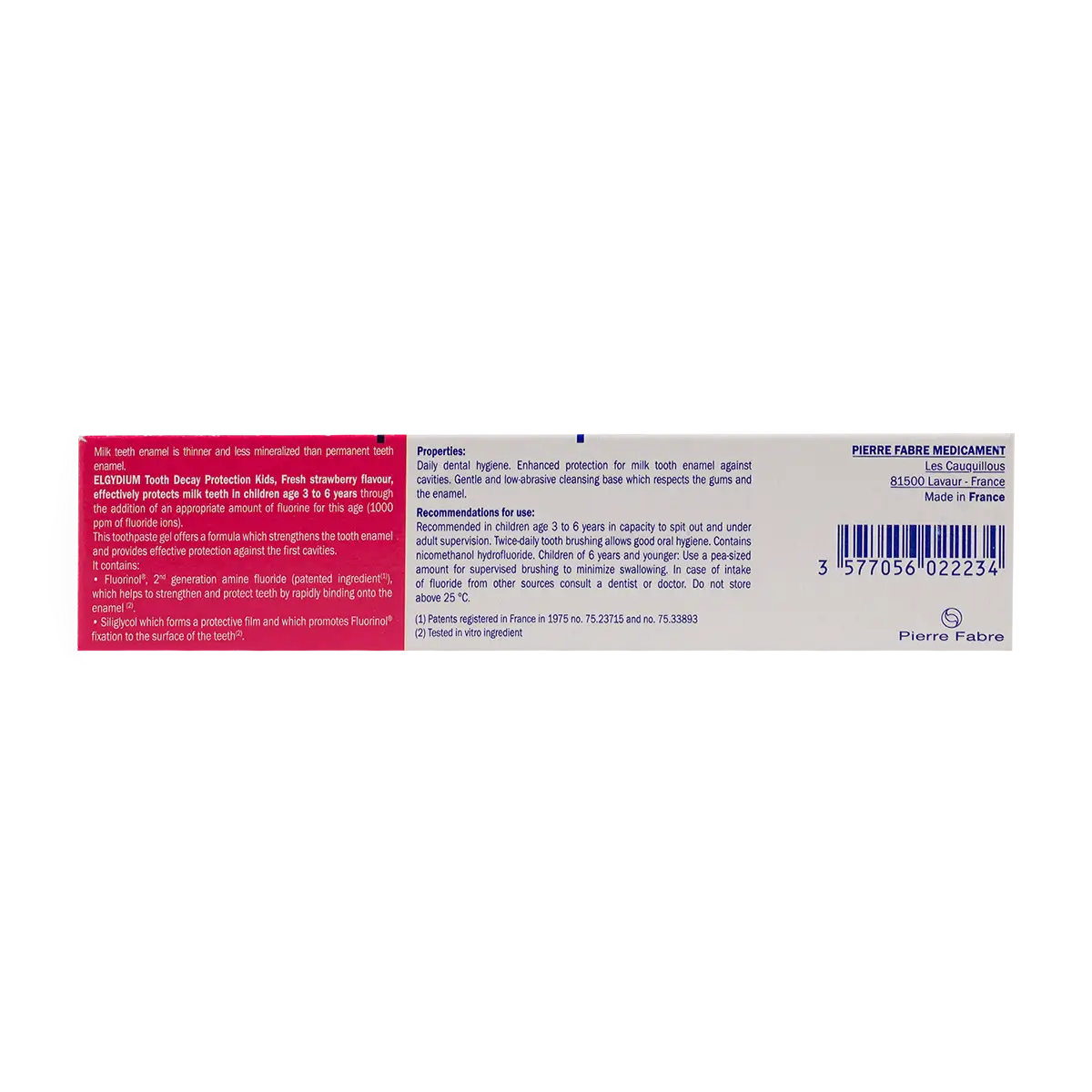 Elgydium Decay Kids Toothpaste 3-6 Strawberry 50ml