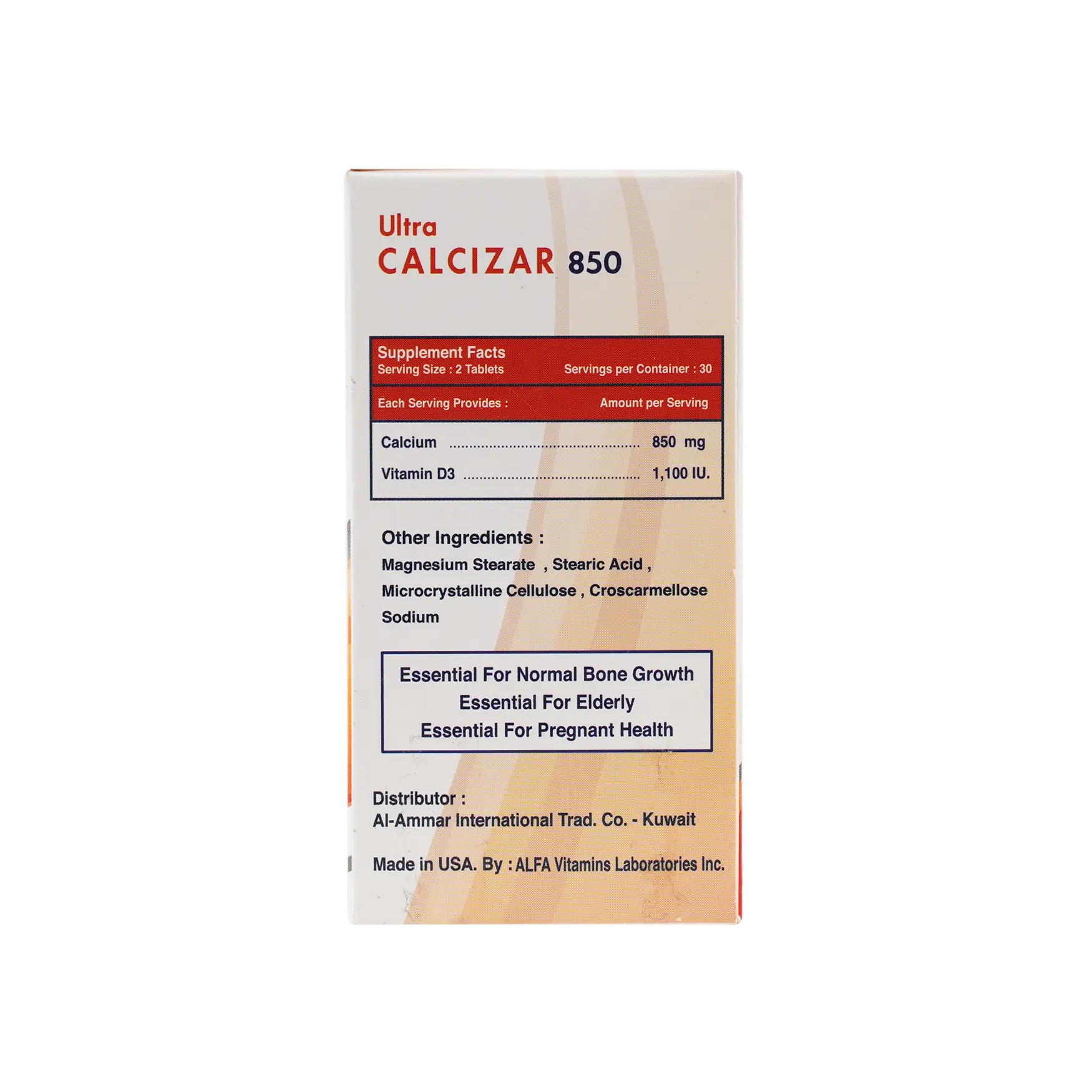 Ultra Calcizar 850 60 Tab