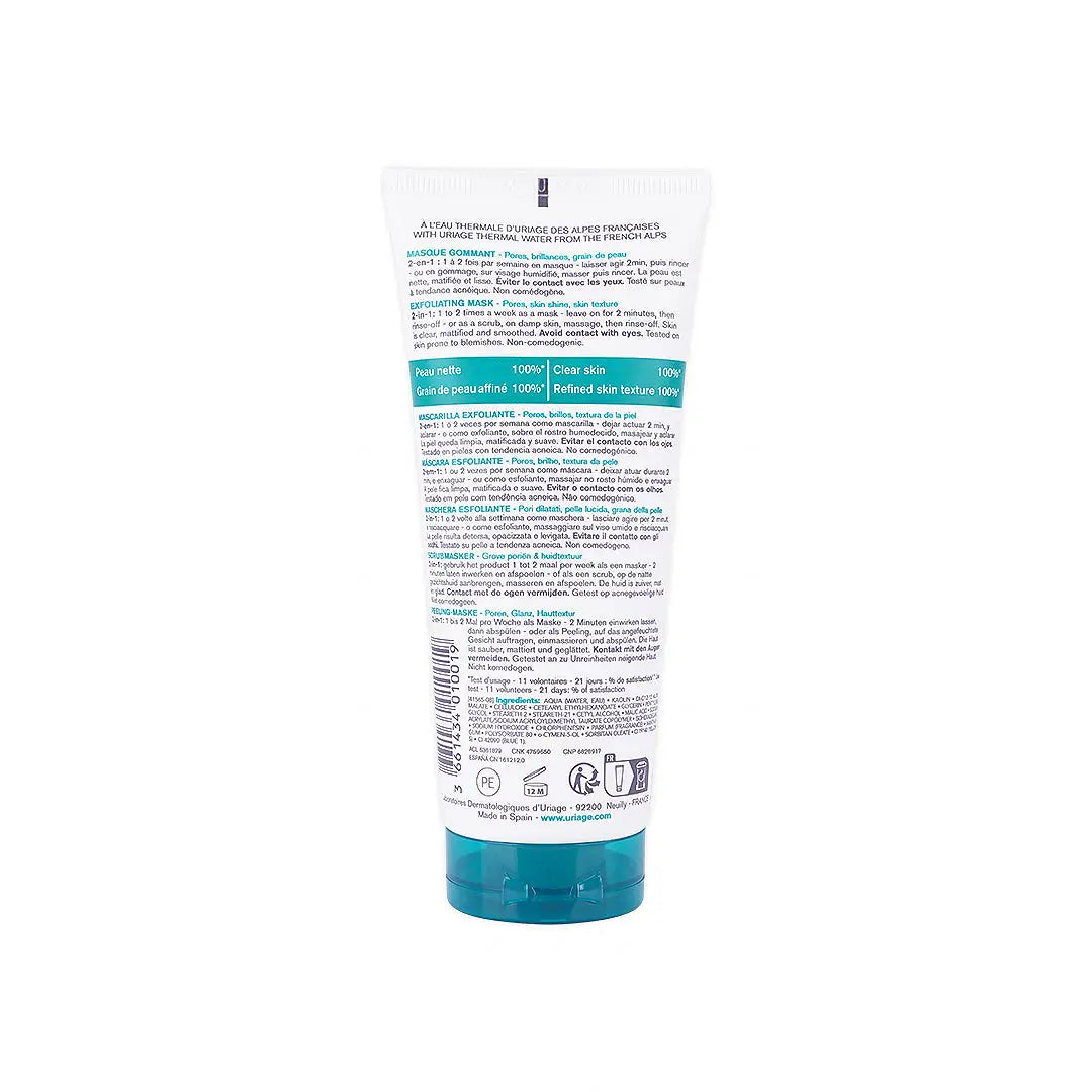 Uriage Hyseac Exfoliating Mask 100Ml