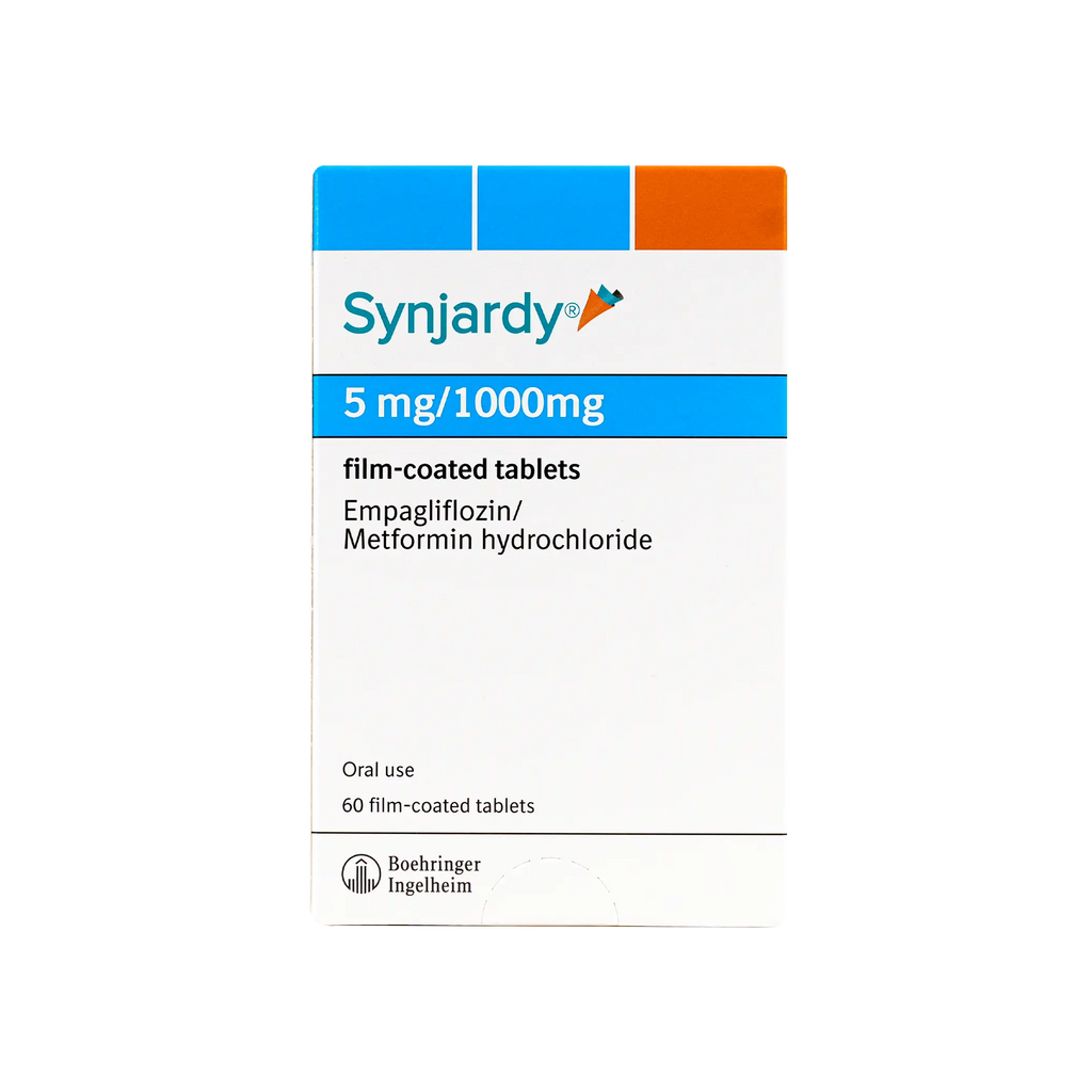 SYNJARDY 5MG/1000MG 60 TABLETS