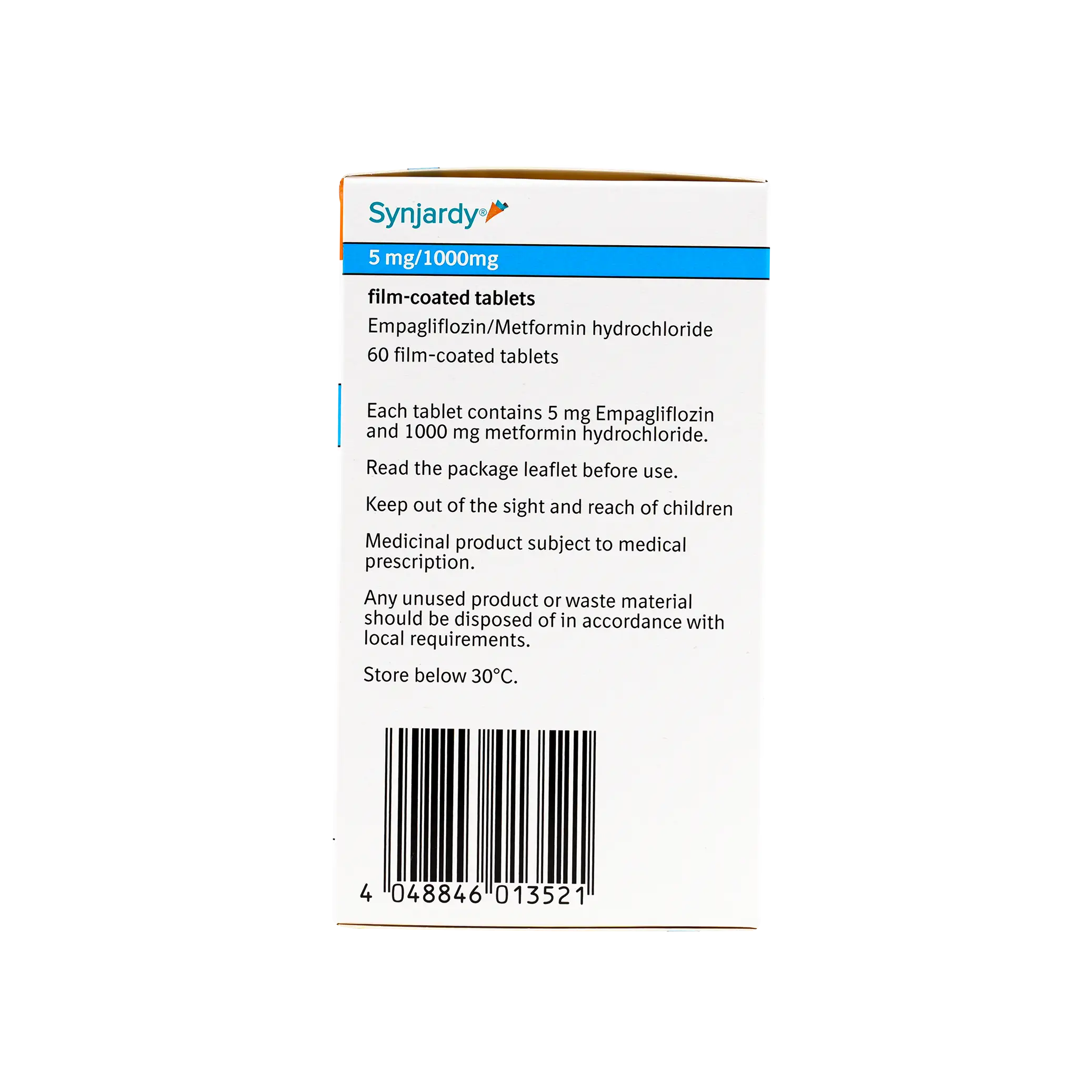 SYNJARDY 5MG/1000MG 60 TABLETS