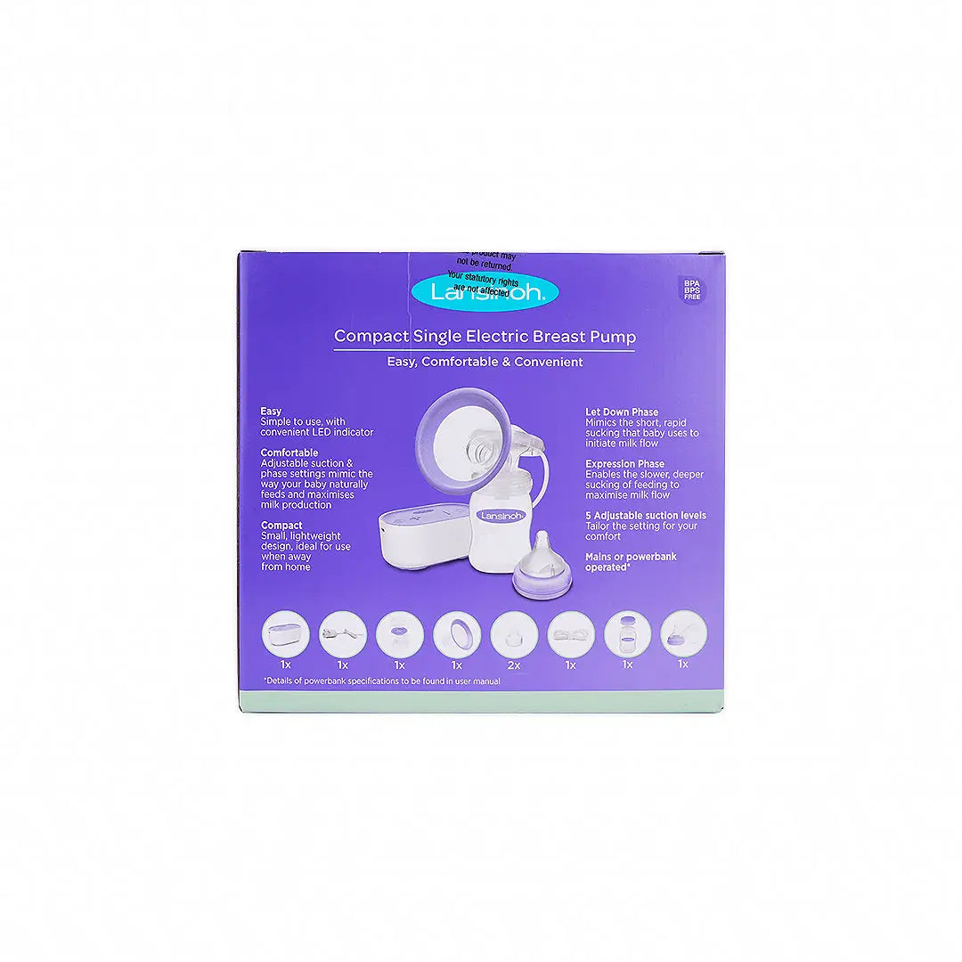 Lansinoh Compact Single Electric Breast Pump