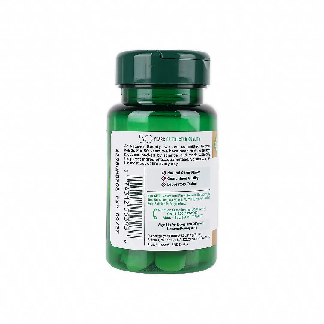 NATURES BOUNTY VIT C+ZINC 60CAP