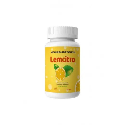 Lemcitro Vit-C & Zinc 60Tab