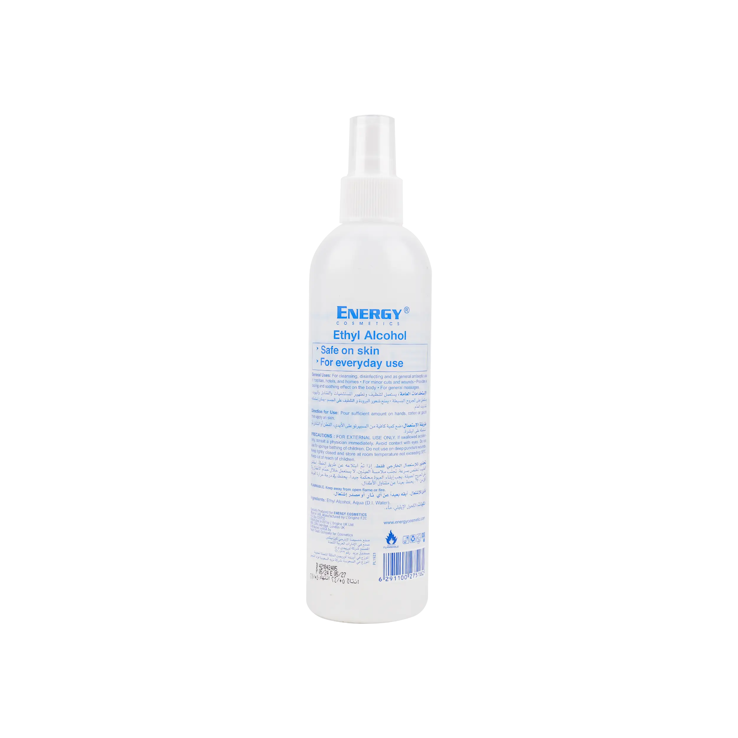 Energy Ethyl Alcohol 95% Spray 300ml