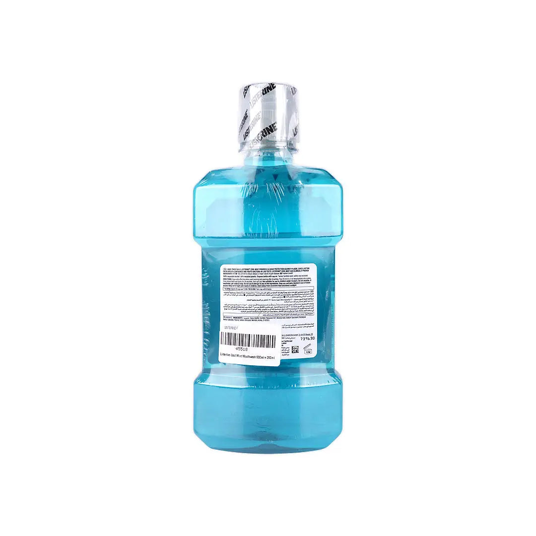 Listerine Cool Mint Mouthwash 500ml+250ml