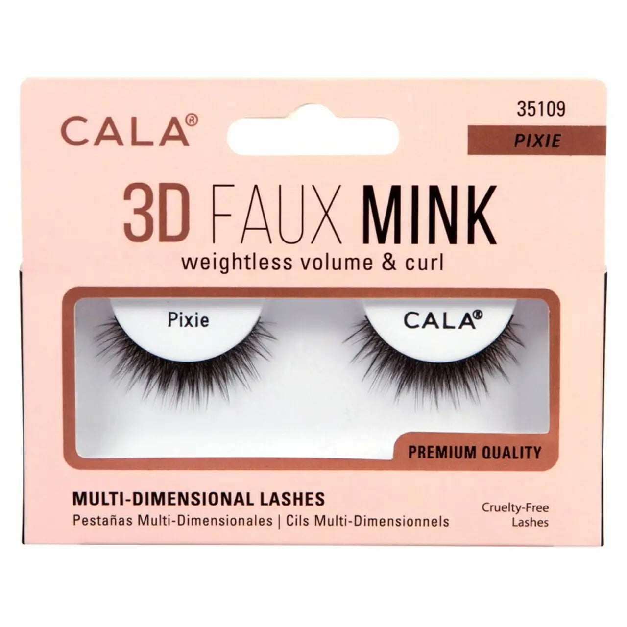 Cala Eye Lashes 3D Faux Mink Pixie-35109