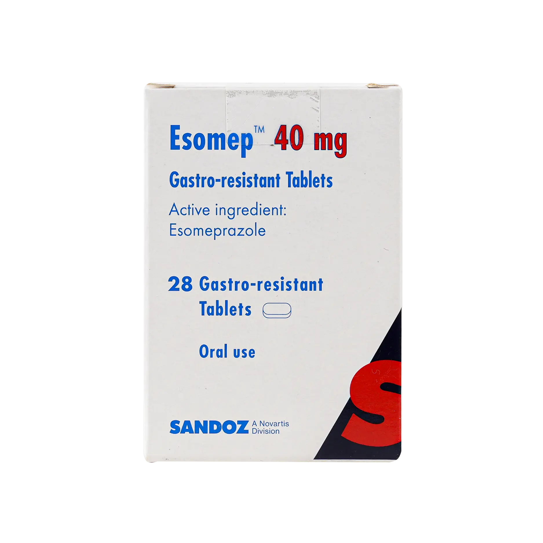 ESOMEP 40MG 28 GASTRO-RESISTANT TAB