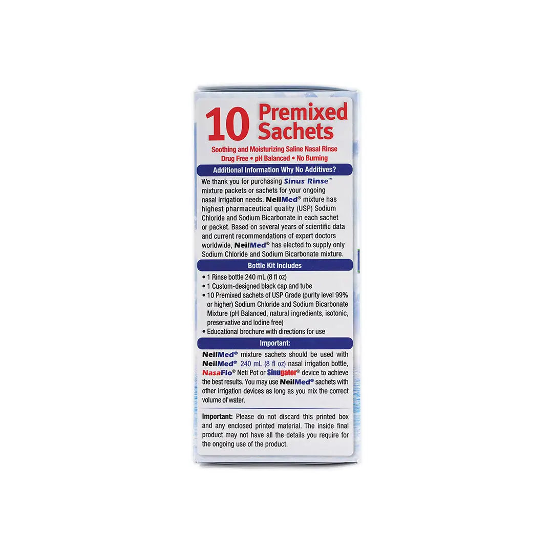 NEILMED SINUS RINSE 10 SACHETS