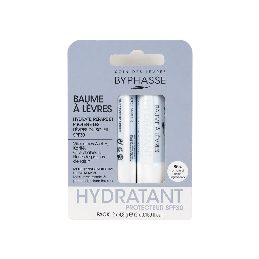 BYPHASSE SPF30 PROTECTION LIP BALM 2X4.8G - 4196