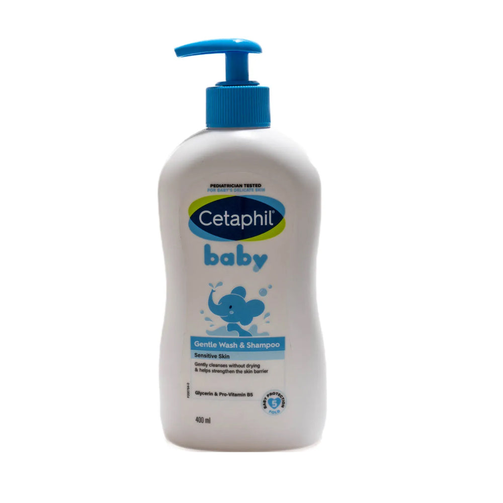 CETAPHIL BABY GENTLE WASH & SHAMPOO WITH GLY. & PANT.400ML