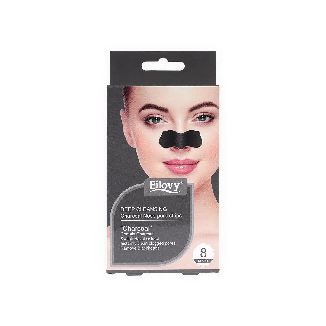 Eilovy Deep Cleansing Charcoal Nose Pore 8 Strips