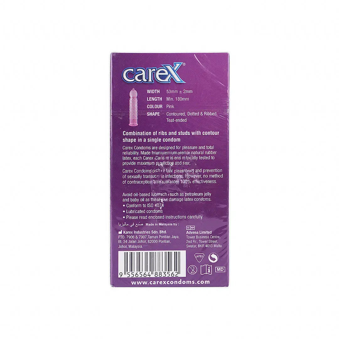 Carex Ultimate Pleasure Condoms 12pcs