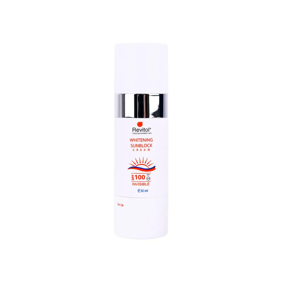Revitol+ Sun Block SPF100 Whitening Invisible Cr 30Ml