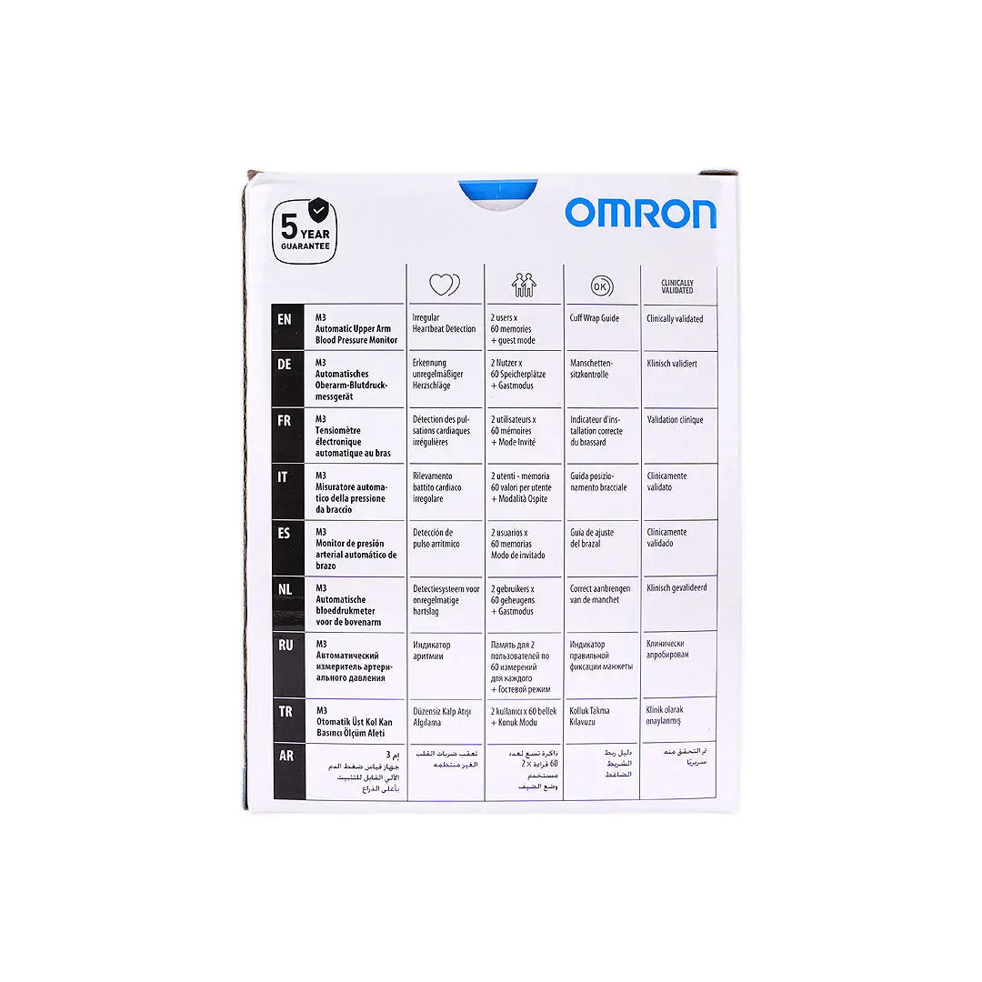 Omron Upper Arm BP Monitor-M3