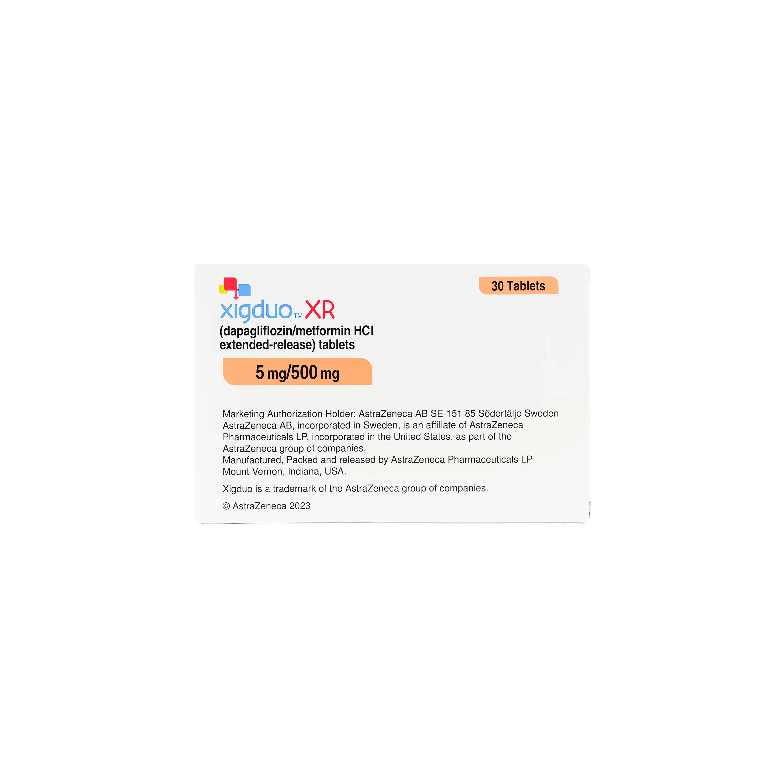 Xigduo Xr 5Mg/500Mg 30Tab
