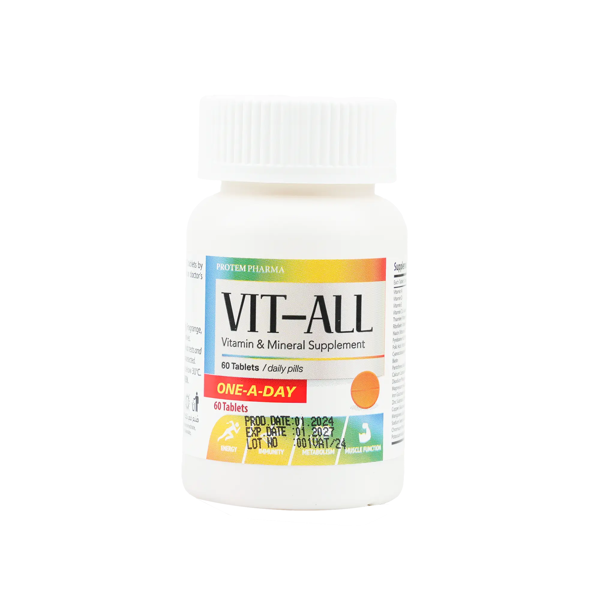 Protem Pharma Vit-All A To Z 60Tab