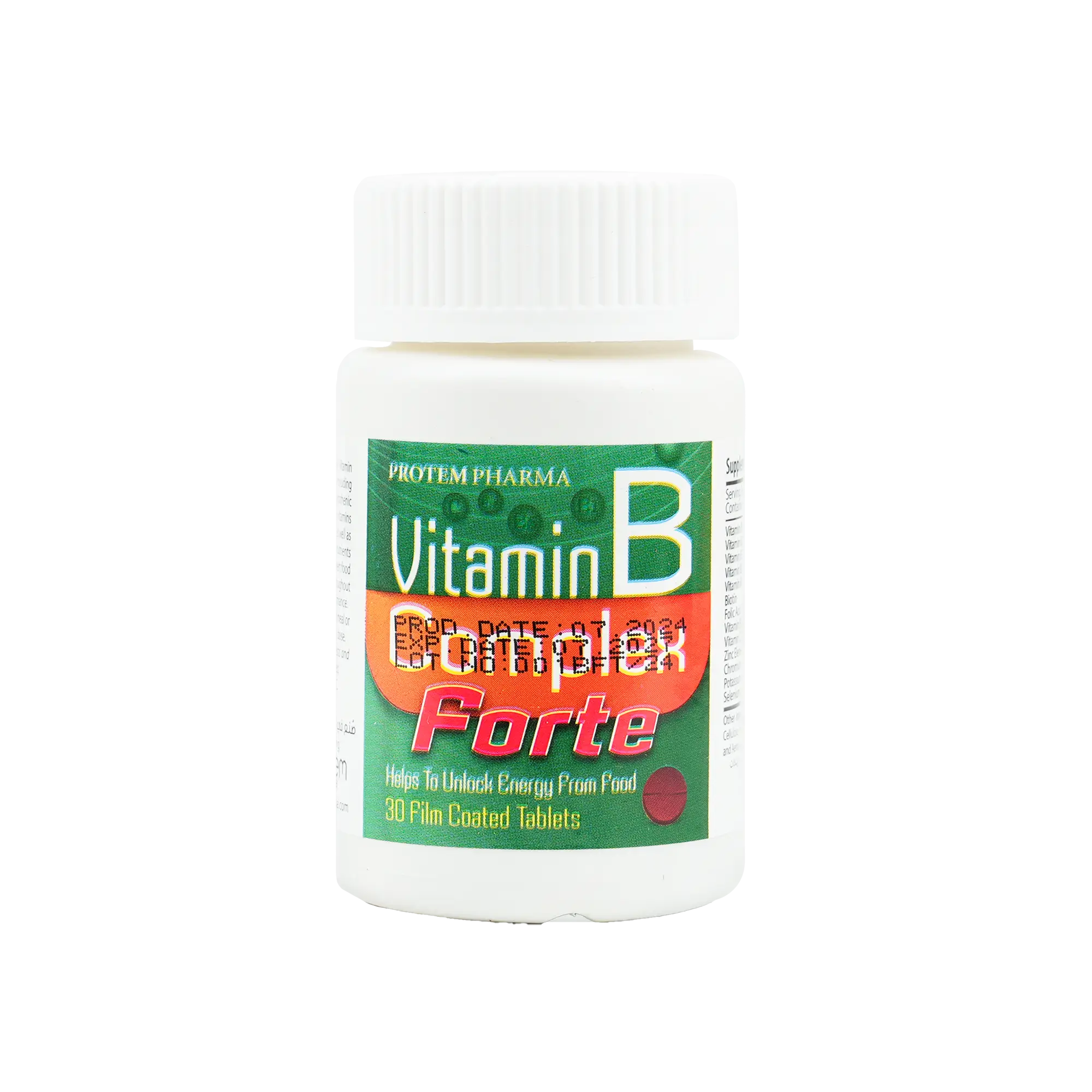 Protem Pharma Vit B Complex Forte 30Tab
