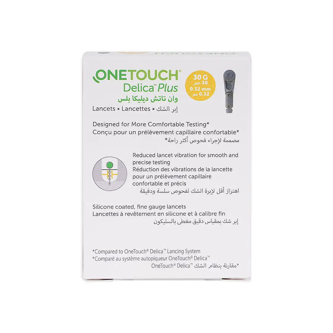 One Touch Delica Plus Lancets 100pcs