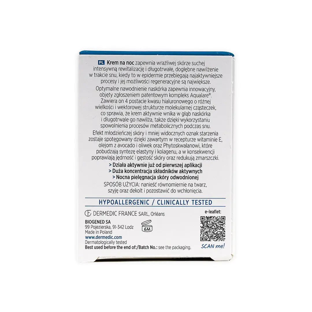 Dermedic Hydrain3 Night Cream 50Ml