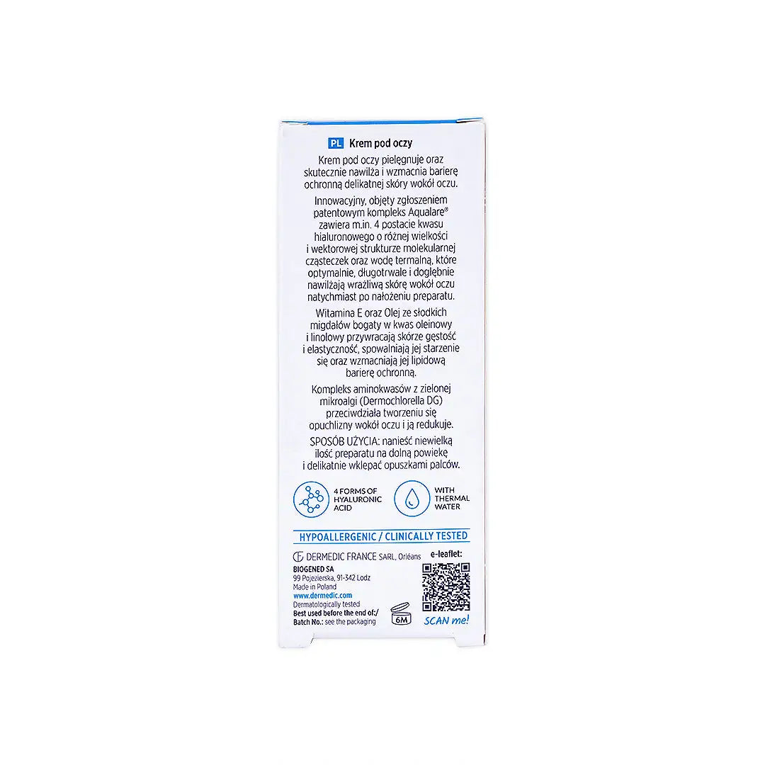 Dermedic Hydrain3 Under Eye Cream 15Ml